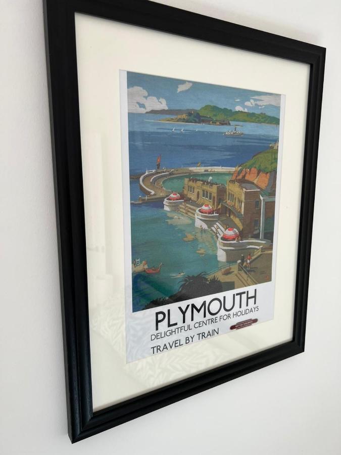 Lovely 1 Bed Flat *Free Parking* Hoe/Barbican Plymouth Kültér fotó